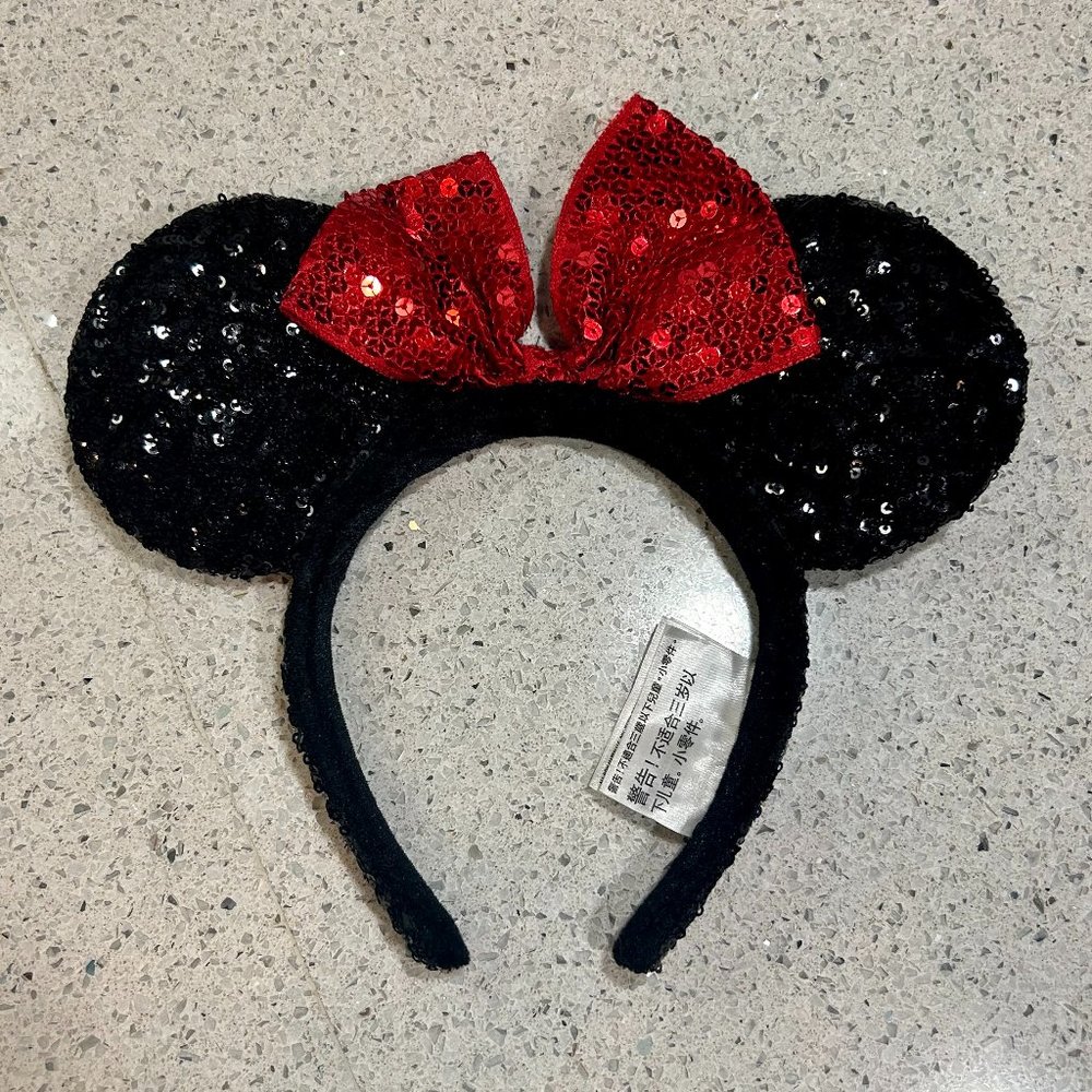 Disney Adult Mickey Mouse Ears Headband sequin